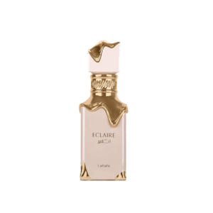 Perfume Lattafa Eclaire para mujer, fragancia árabe con notas de caramelo y vainilla disponible en Perfumerías Coqueteo.